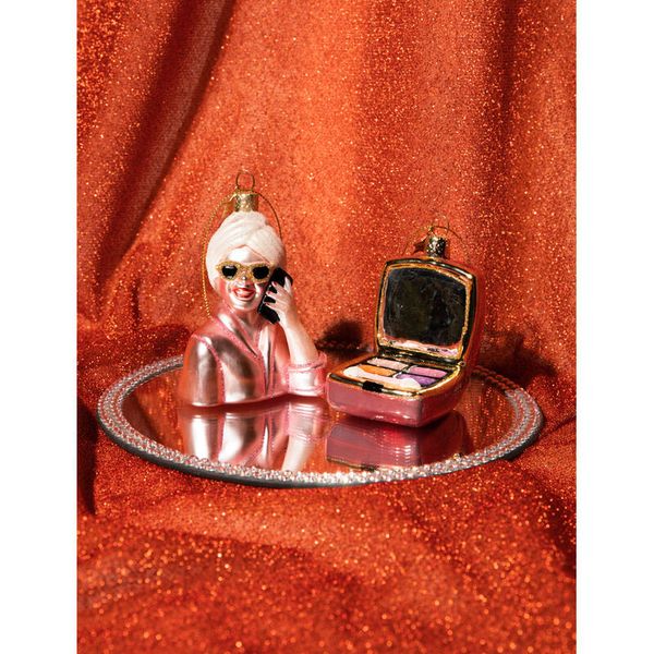 Hovedbilde Ornament glass pink relaxing selfcare girl ...