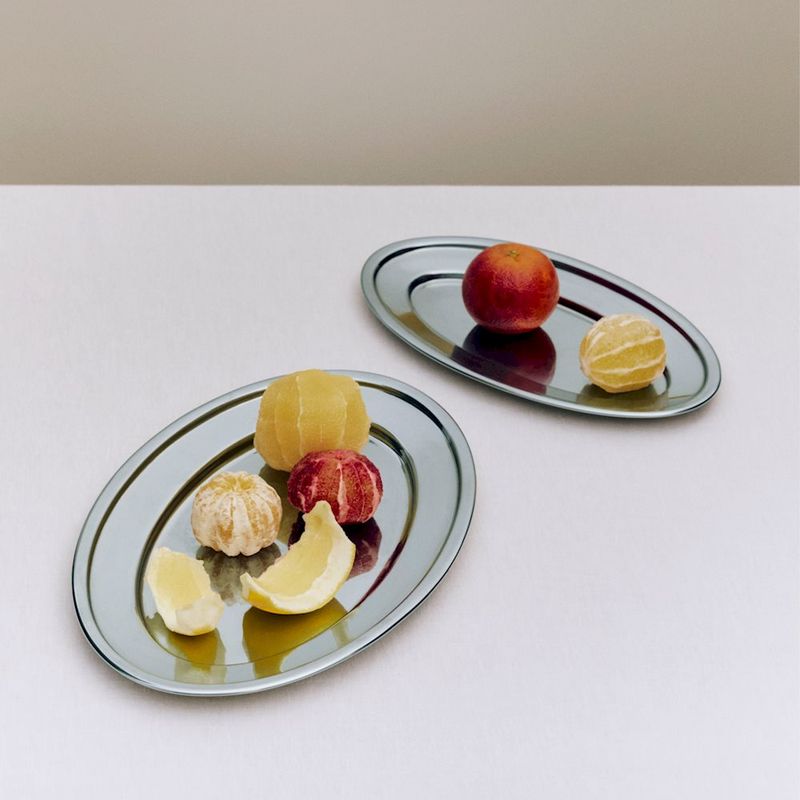 Essential Steel Oval Dish - Stainless Steel
