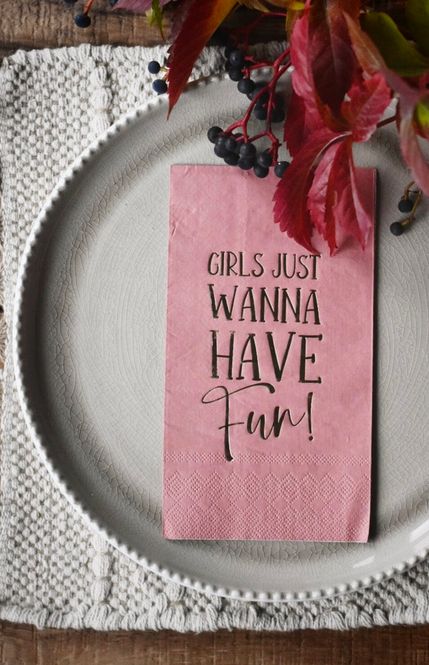 Hovedbilde Serviett Buffet - Girls just wanna have fun