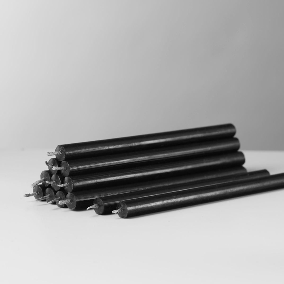 STOFF Nagel Candle 12stk - Svart 