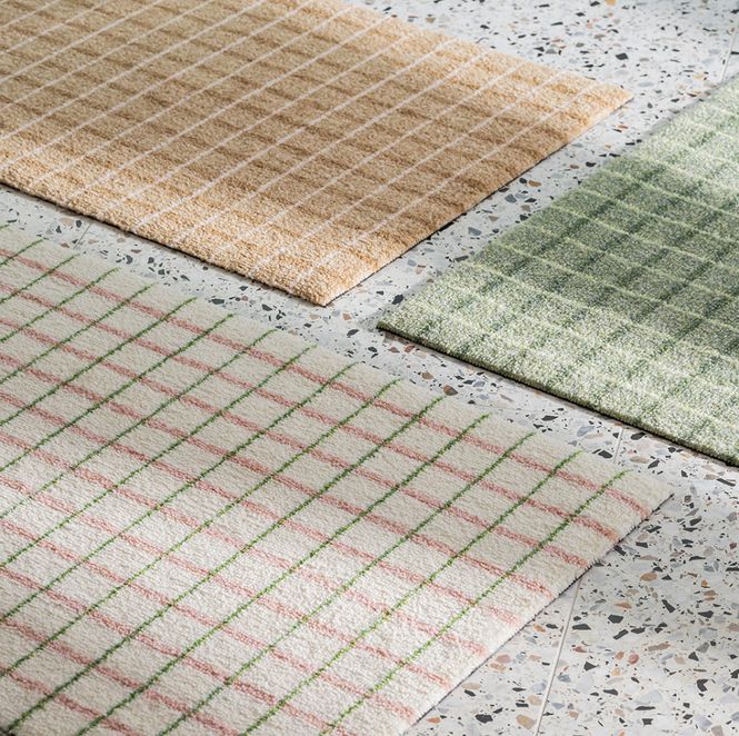 Hovedbilde Grid Lime Candycane dørmatte