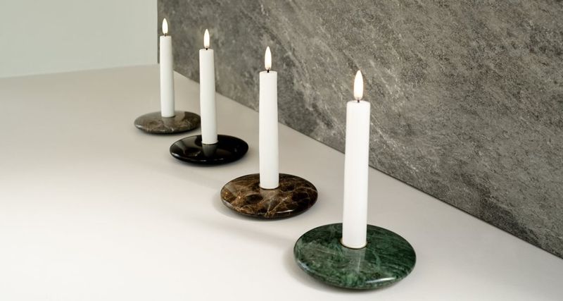 Taper candle Smooth W2,3 x H15cm