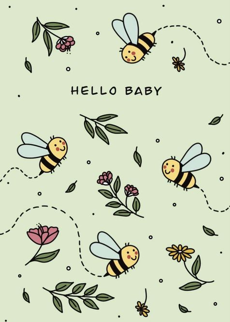 Hovedbilde Doble Kort - Hello Baby (bier)