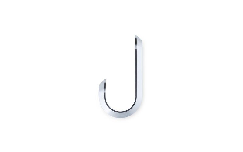 Curve Mini Hooks Silver (2 pcs)
