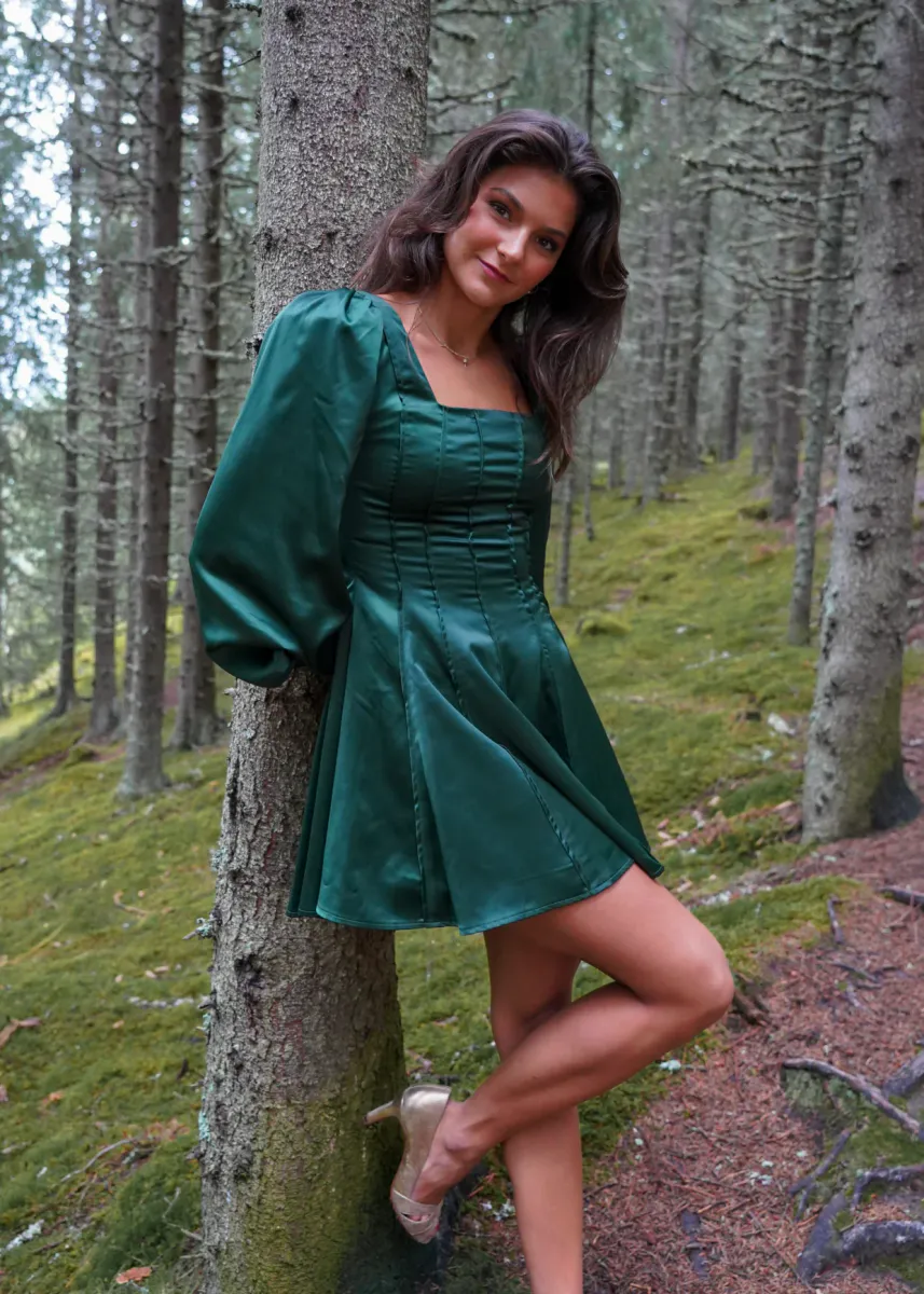 Sophie Dress - Deep Green