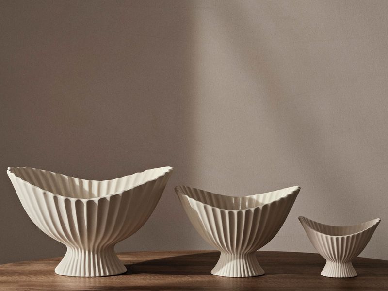 Fountain Bowl - 28 - Off-white