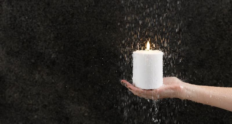 Outdoor Pillar Candle Smooth W8,4 x H10 cm