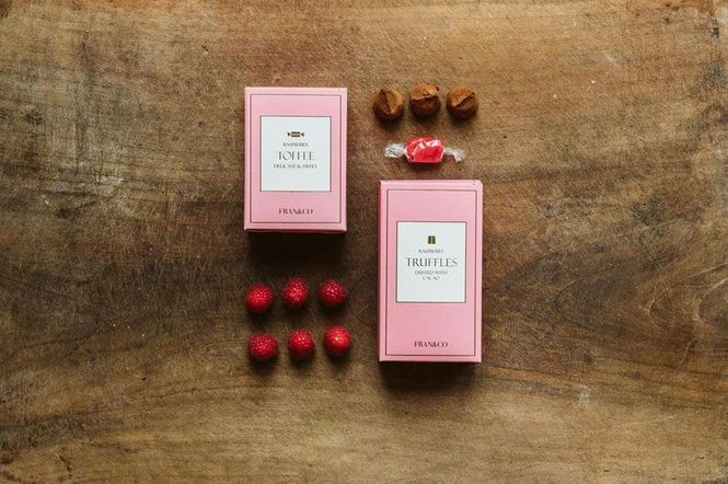 Hovedbilde Truffles Raspberry 100g