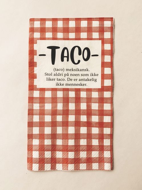Hovedbilde Serviett Buffet - Taco