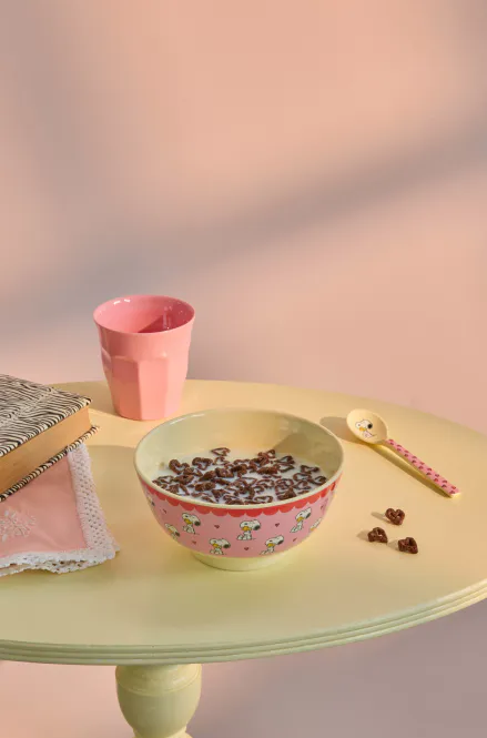 Hovedbilde Medium Bowl - Pink - Snoopy Print