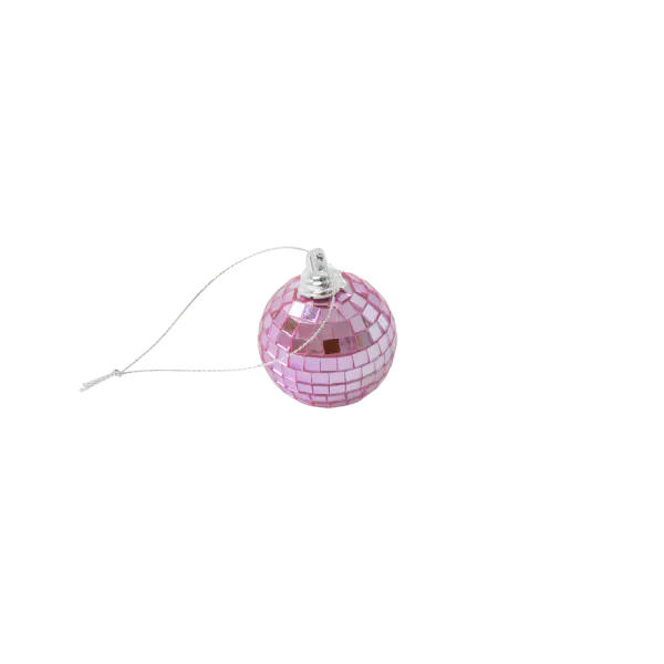 Bilde av Rice Diskokule - Rosa - 5 cm - Liten