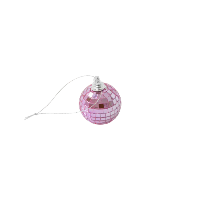 Hovedbilde Rice Diskokule - Rosa - 5 cm - Liten