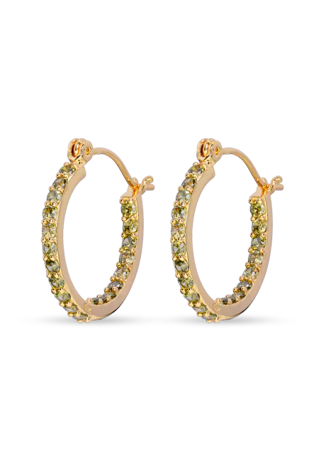 Hovedbilde Mini Serena Hoops - Olive
