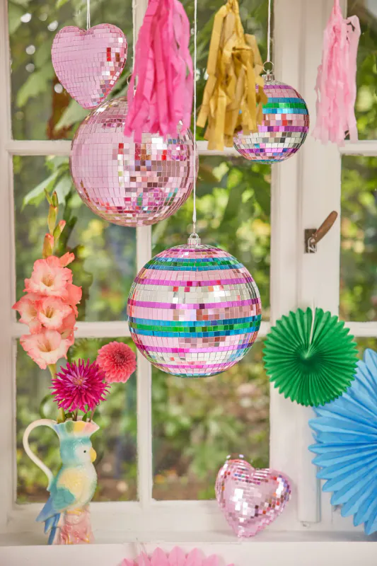 Rice Diskokule - Funky - 25cm - Stor