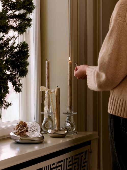 Hovedbilde Bellure Candle Holder - Silver