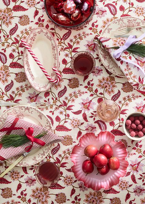 Hovedbilde Napkin 45x45cm Divya Ruby S/4pcs