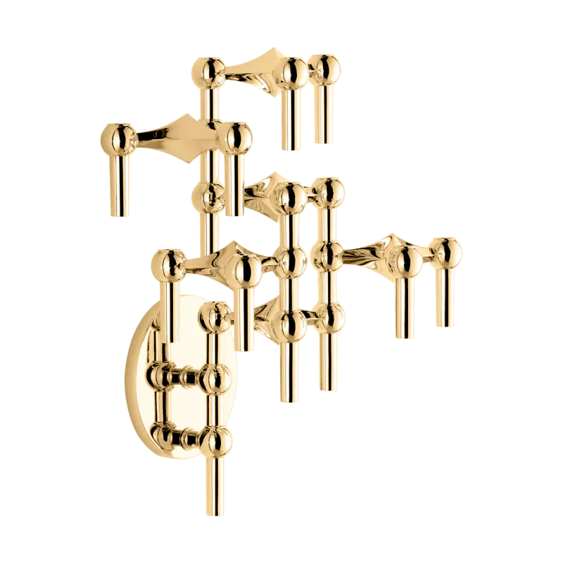 STOFF Nagel Vegglysestake - Brass