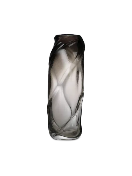 Hovedbilde Water Swirl Vase - Tall - Smoked Grey