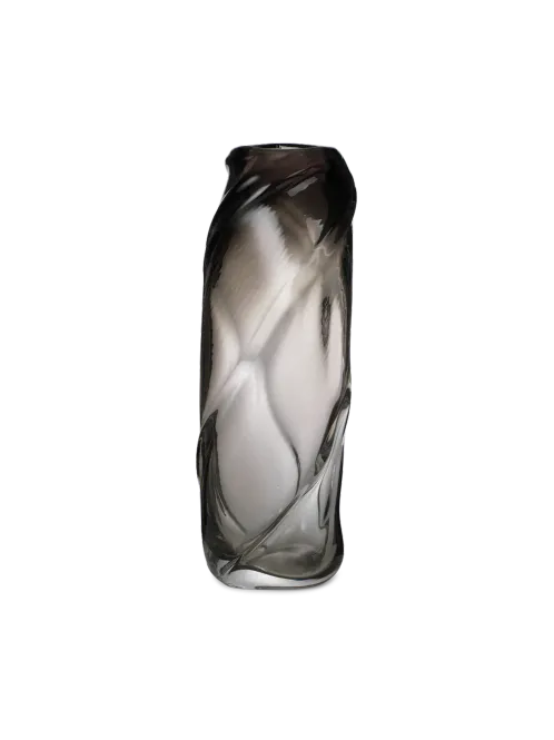 Hovedbilde Water Swirl Vase - Tall - Smoked Grey