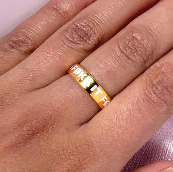 Hovedbilde Føkk It Ring - Forgylt 