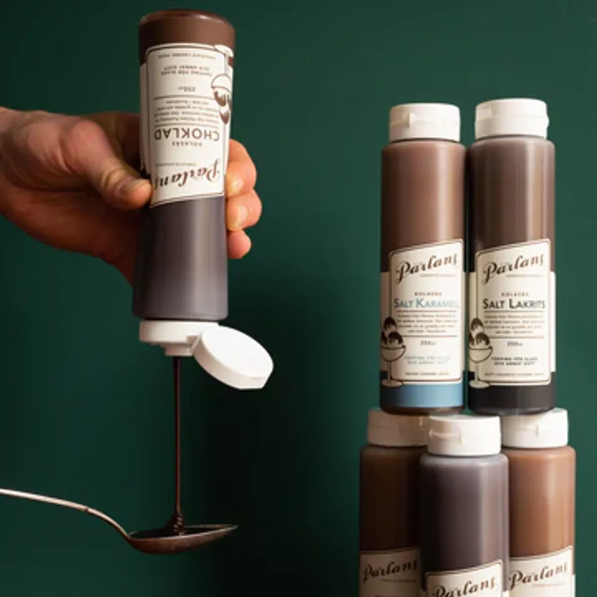 Karamellsaus Squeeze - Nougat