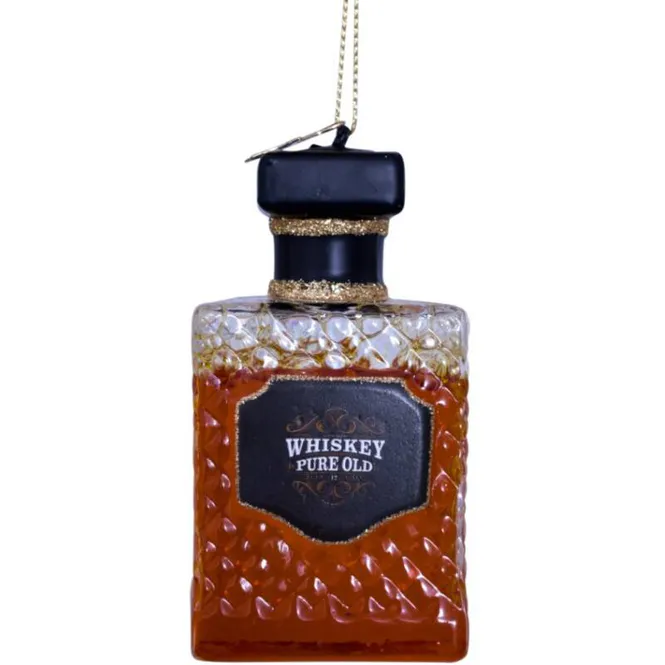 Hovedbilde Ornament glass transparent whiskey bottle H8,5cm