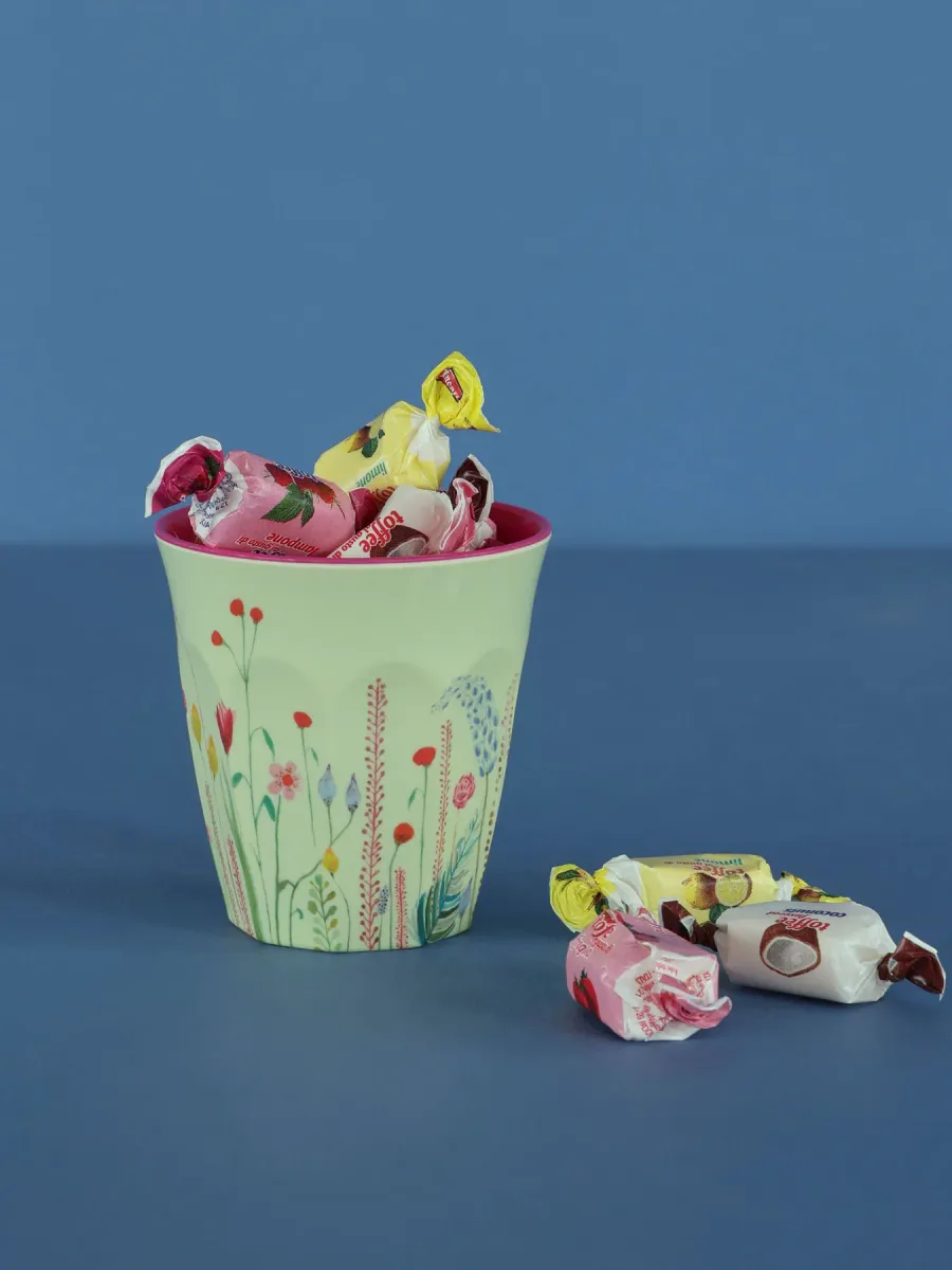 Melamin Kopp - Sommerblomster - 250ml