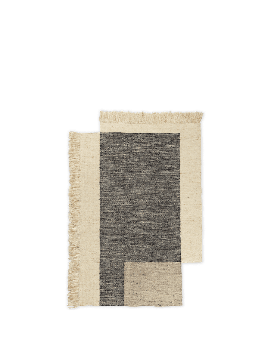 Counter Rug - Charcoal/Off-White
