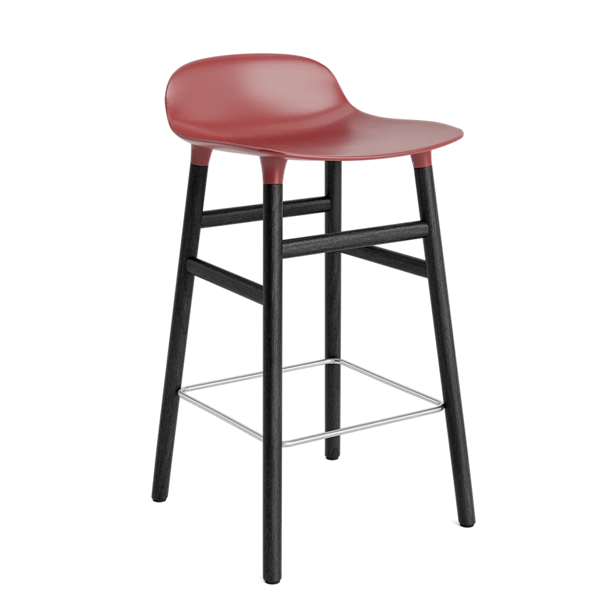 Form Barstool 65 cm Black Oak
