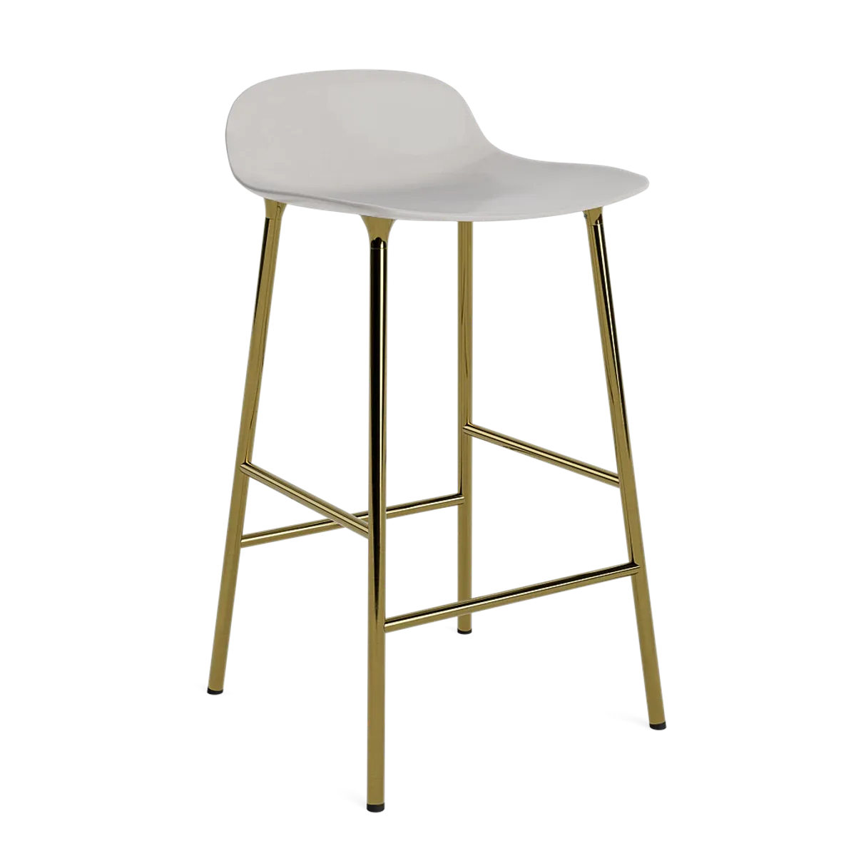 Form Barstool 65 cm Brass