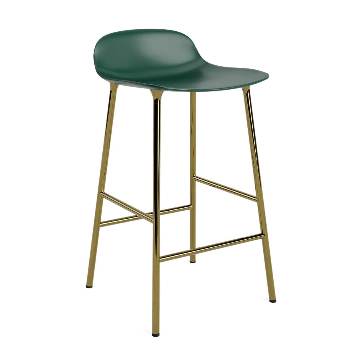 Form Barstool 65 cm Brass