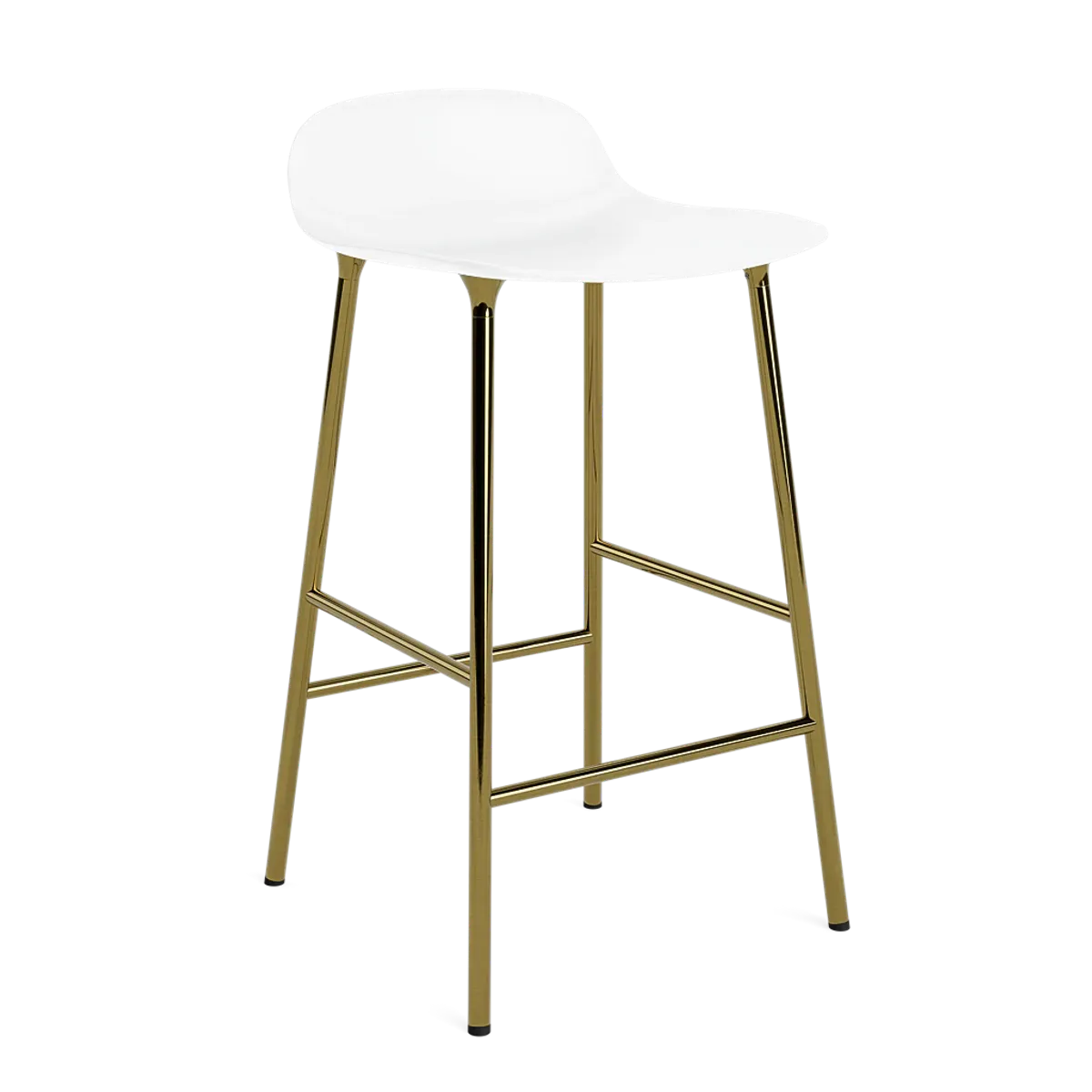 Form Barstool 65 cm Brass