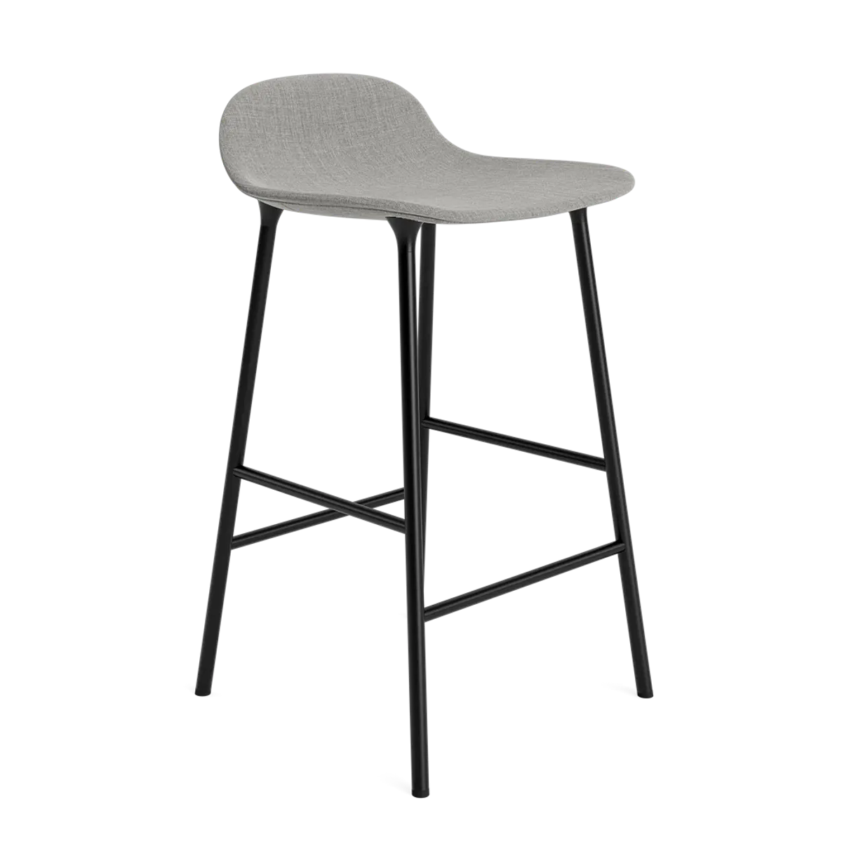 Form Barstool 65 cm Steel Full Upholstery