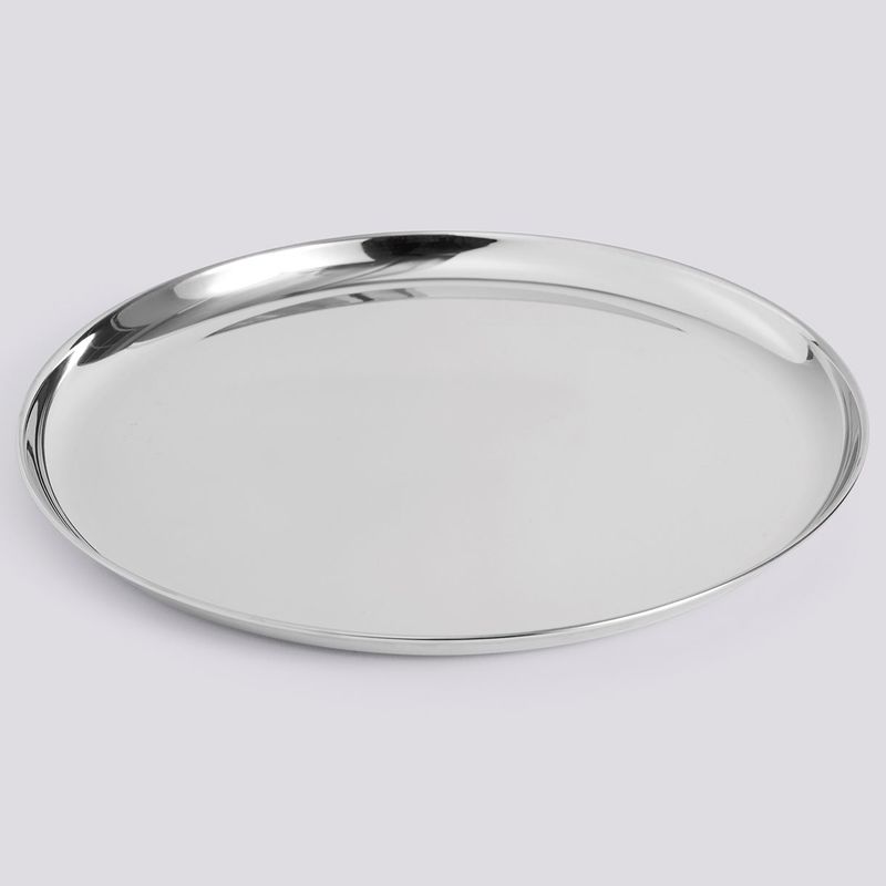Essential Steel Round Dish - Stainless Steel