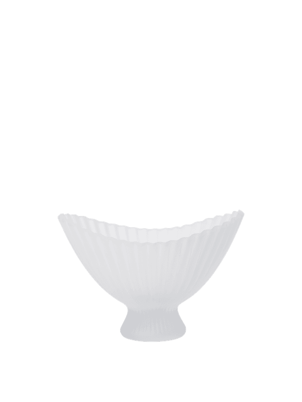 Fountain Glass Bowl - 28 - Frosted