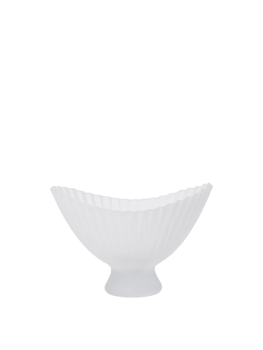 Fountain Glass Bowl - 28 - Frosted