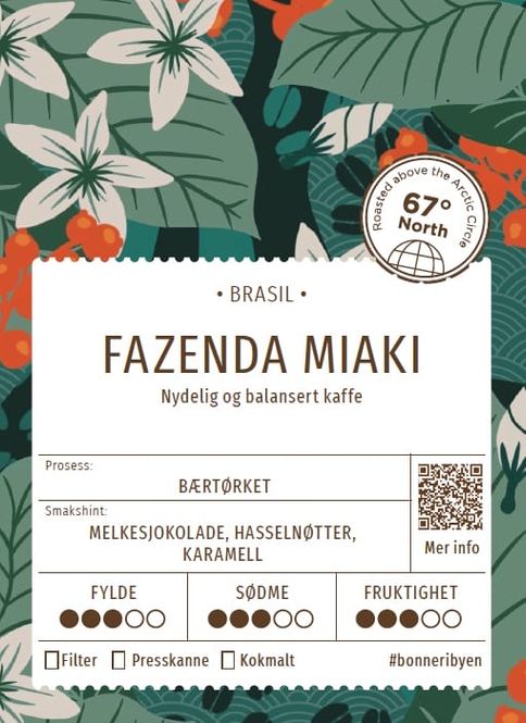 Hovedbilde Bønner i Byen - Fazenda Miaki