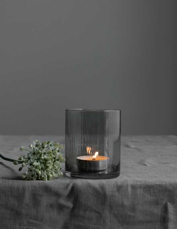 Ramsjö Lyslykt - sotet glass