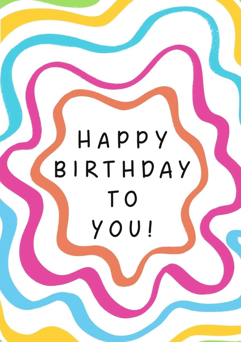 Kort - Happy Birthday to You